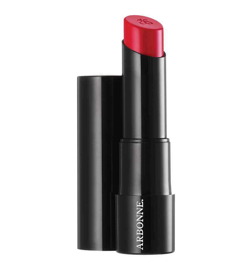 Arbonne Smoothed Over Lipstick, Gladiola Red, Brand New Boxed Vegan Makeup