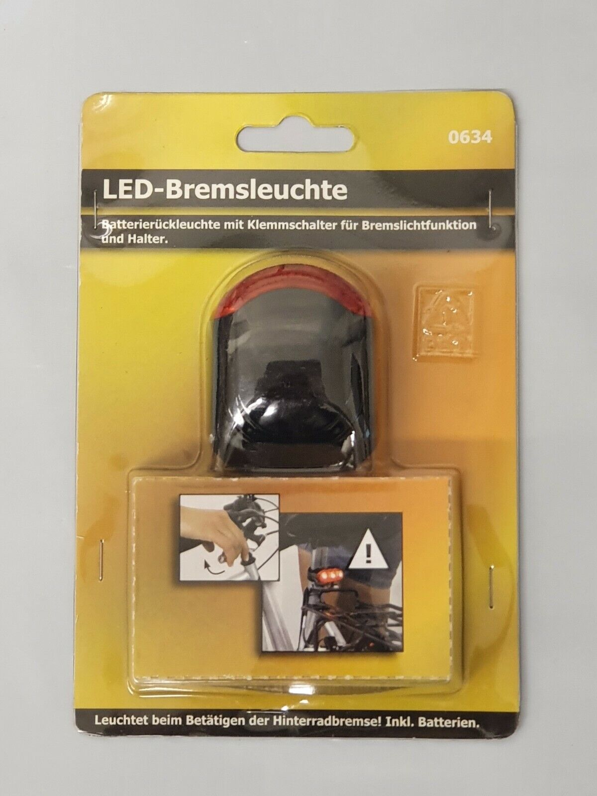 LED Rear Brake Lights For Bicycle Warning Tail Lights Battery Operated