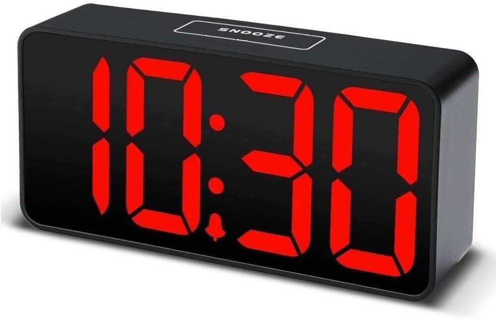 Acctim 15343 Phoenix Digital Alarm Clock Jumbo LED Digital Display (23 x 10cm)