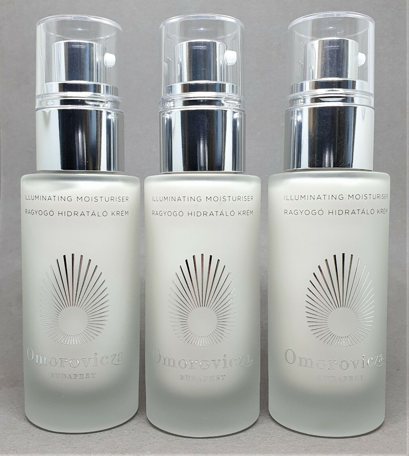 3x Omorovicza Illuminating Moisturiser (3x 30 ml) Triple Pack Brand New *Unboxed