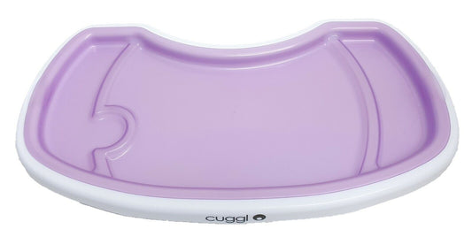 Replacement Tray For Argos Cuggl Deluxe High Chairs, White & Purple