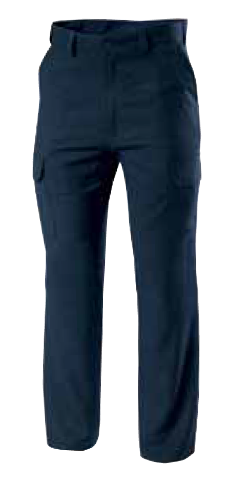 Hard Yakka Workwear Cotton Cargo Trousers Navy (Y02755) 52 Waist 34 Leg (132S)