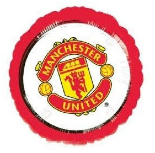 9'' Manchester United Football Club Round Foil Balloon Licensed Party Supplies