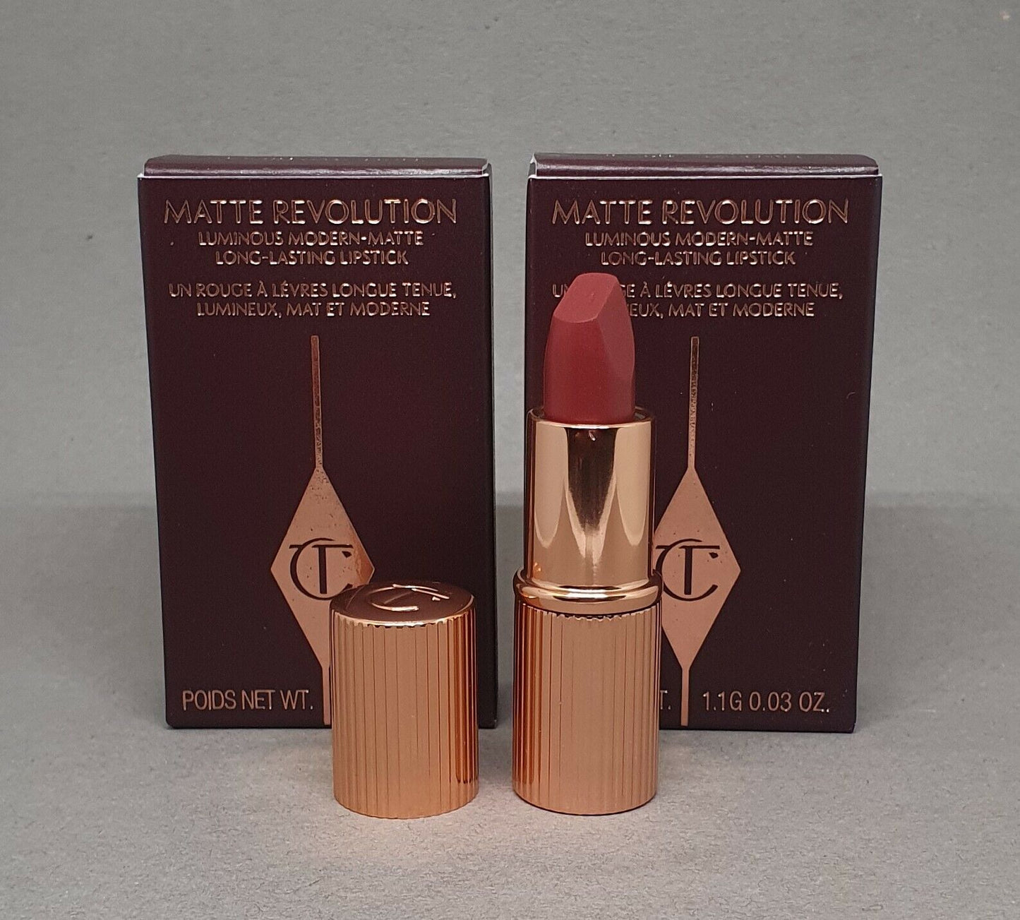 2x Matte Revolution ‘Walk Of No Shame" Mini Lipsticks Duo 1.1g