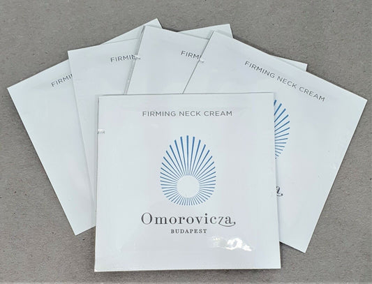 Omorovicza Firming Neck Cream Samples Pack (5 x 2 ml = 10ml) Perfect For Travel
