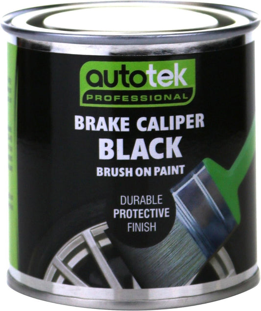 Autotek Professional Brake Caliper BLACK Brush On Paint (250 ml) Brand New