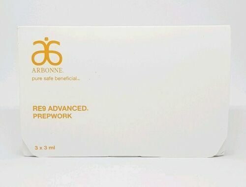 ARBONNE RE9 ADVANCED PREPWORK Sample Set For Face, 3x 3ml, Travel Size